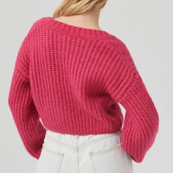 UO Lolli Cable Knit Cropped Cardigan & Tube Top Set - Picture 8 of 10